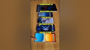 iQOO Z10R vs iNFINIX GT 30 vs POCO F7 vs NOTHING 3A vs SAMSUNG S7 - Ultimate BGMI Test!🔥