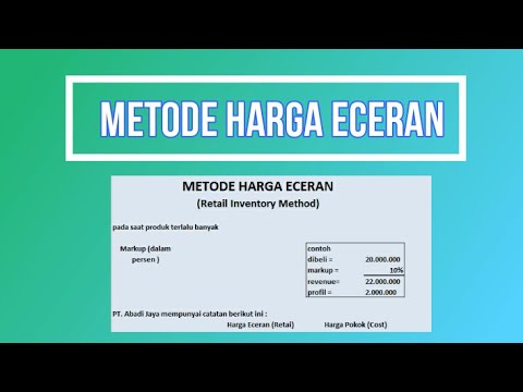 Video: Apa metode persediaan eceran?