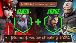 Everytime we duo they think Im CHEATING with Widowmaker in Overwatch
