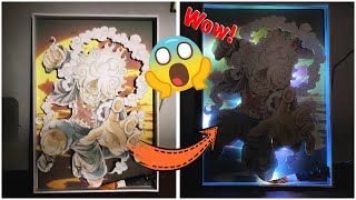 How to Make a 2D LED Anime Wall Decor using Sintra Board | Luffy Gear 5 | One Piece