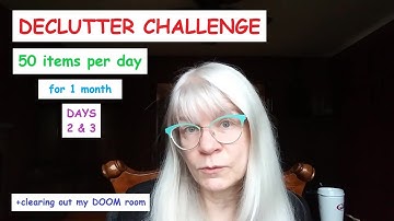 Declutter Challenge! 50 Items per Day for a Month - Days 2 & 3/ DOOM Room/ POEM/ #simplifying