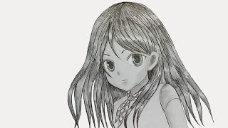 Anime / manga girl.....drawing with pencil sketch. click "subscribe"
to watching more videos.