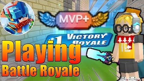 Playing Battle Royale ( Build And Shoot - Battle Royale ) - [Blockman Go:Adventure] Koto BG