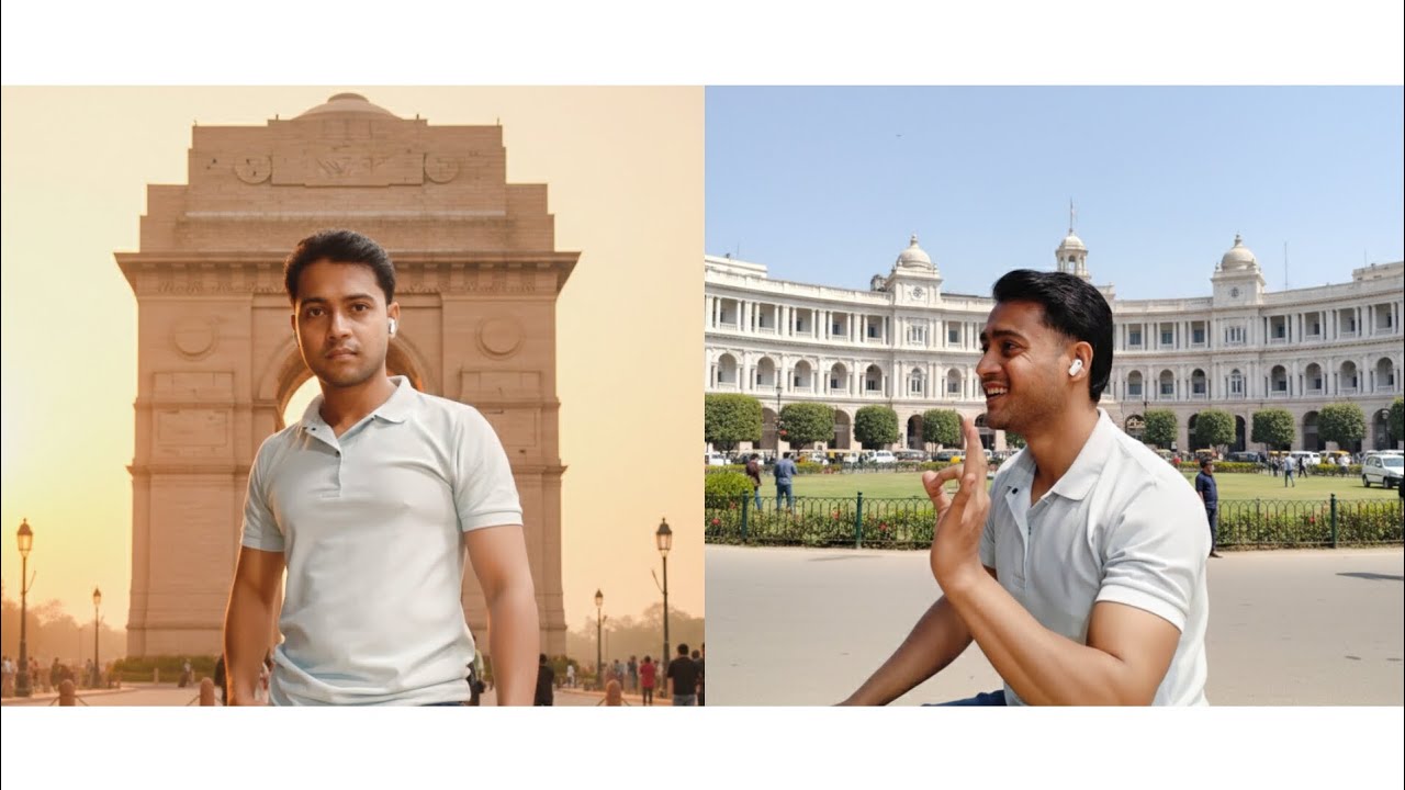 Connaught Place to india gate tour 🌅🌴🌳🌎🤳🚍 vlogs 💚 #trending #viral #vlog #fyp #youtube #tour #delhi 