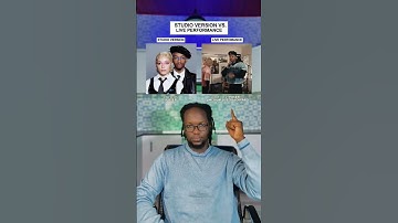 Thumbnail of Studio Version Vs. Live Performance: PARTYOF2 "poser" #shorts #music