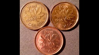 1990-1999 Canadian One Cent (Penny) Coins To Look For