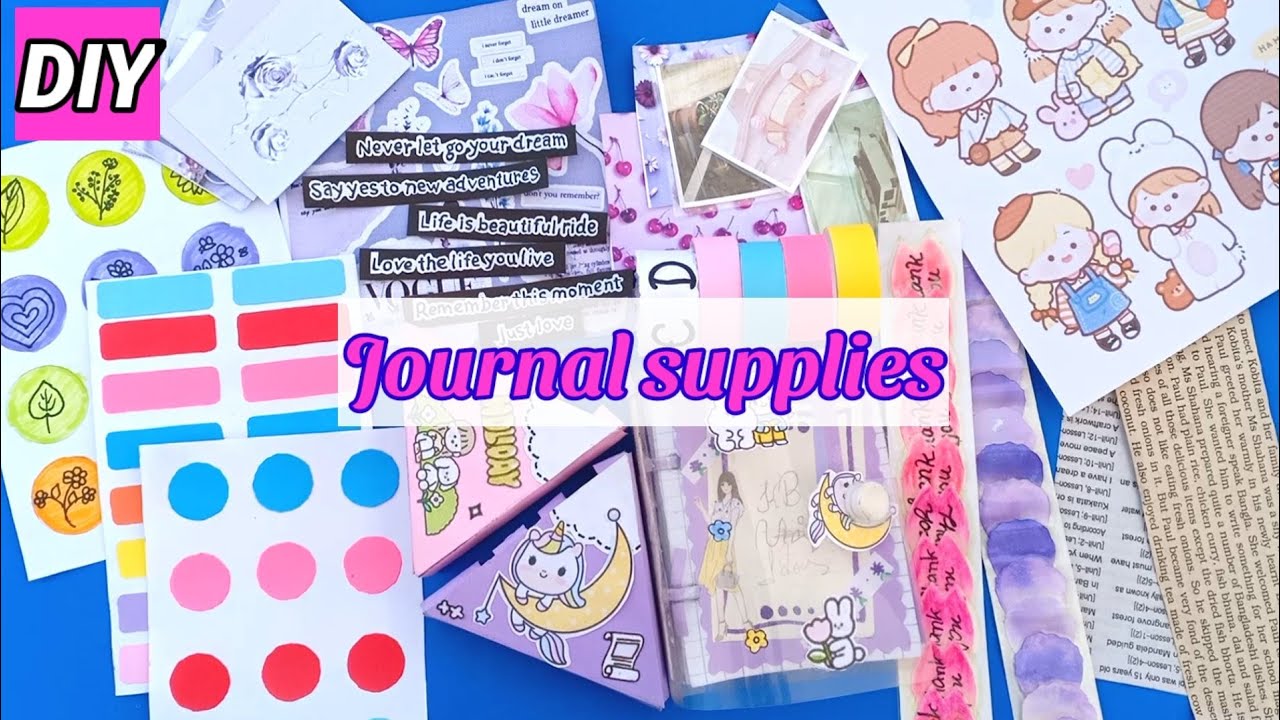 DIY JOURNAL SET / How to Make Journal Set at Home / DIY Journal Supplies / Journal  set 