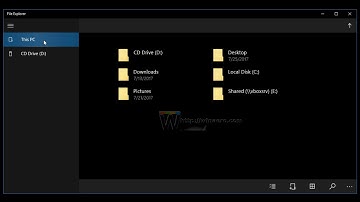 UWP File Explorer with Fluent Design