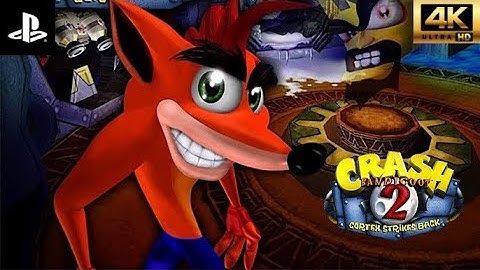 Crash Bandicoot 2: Cortex Strikes Back (PS1) 100% Full Gameplay | 4K