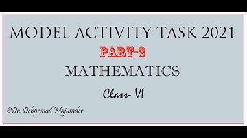Model activity task 2021 #6 #part-2 #Second #vi #Mathematics #WBBSE #DpmSir
