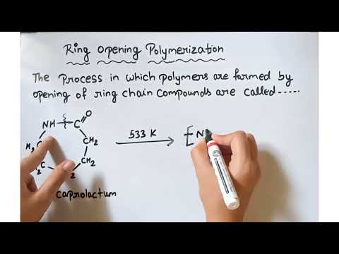 Ring Opening Polymerization || Introduction to Polymer Chemistry || Class 12