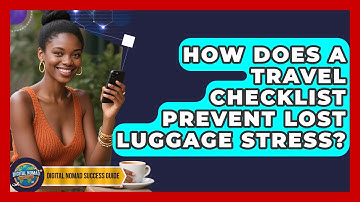 How Does A Travel Checklist Prevent Lost Luggage Stress? - Digital Nomad Success Guide