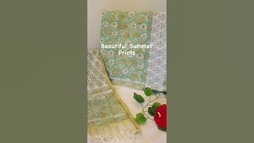 HAND BLOCK PRINT COTTON SUIT SETS WITH KOTA DORIA DUPATTA