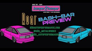 AE86 REAR all Bash Bar b2bautoperformance