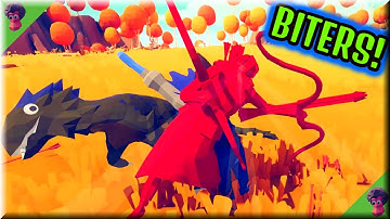 Raptor🐉 & Vampire💉 | Biter Duo vs Every Unit (same price | 1/2) - TABS Spooky Faction Update🎃