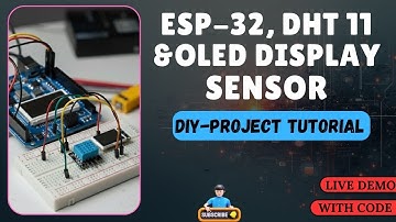 ESP32 + OLED + DHT11 | Real-Time Temperature & Humidity Display Project! || Amazing Weather Station
