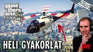 Területfelügyelet & Gyakorlati Heli Oktatás - GTA 5 RolePlay #64 - Stark Galaxy2.0
