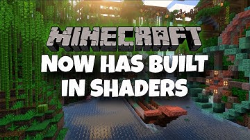 MINECRAFT NOW HAS SHADERS. | Minecraft LIVE