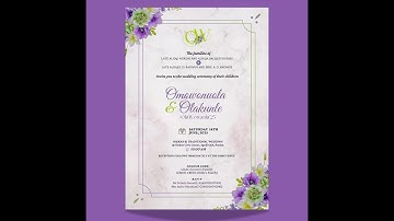 CELEBRATION OF LOVE BETWEEN OMOWONUOLA & OLAKUNLE (NIKKAH & TRADITIONAL WEDDING)