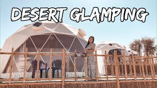 Staying in Dome Tent at The Dunes Safari and Camping in Ras Al Khaima, UAE