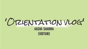 Orientation Program 2024 | IGDTUW