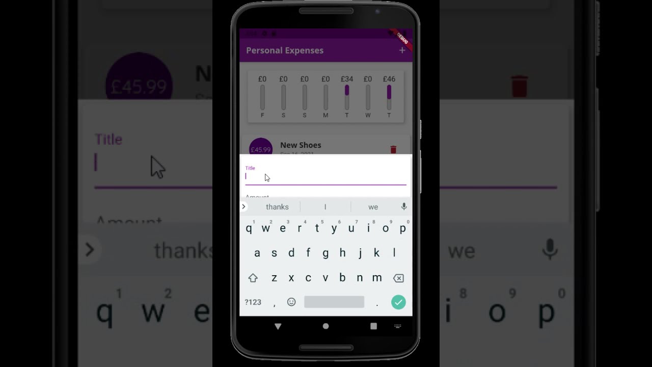 Personal Expenses App