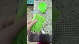 Magic trick with a cup and sponge 🧽