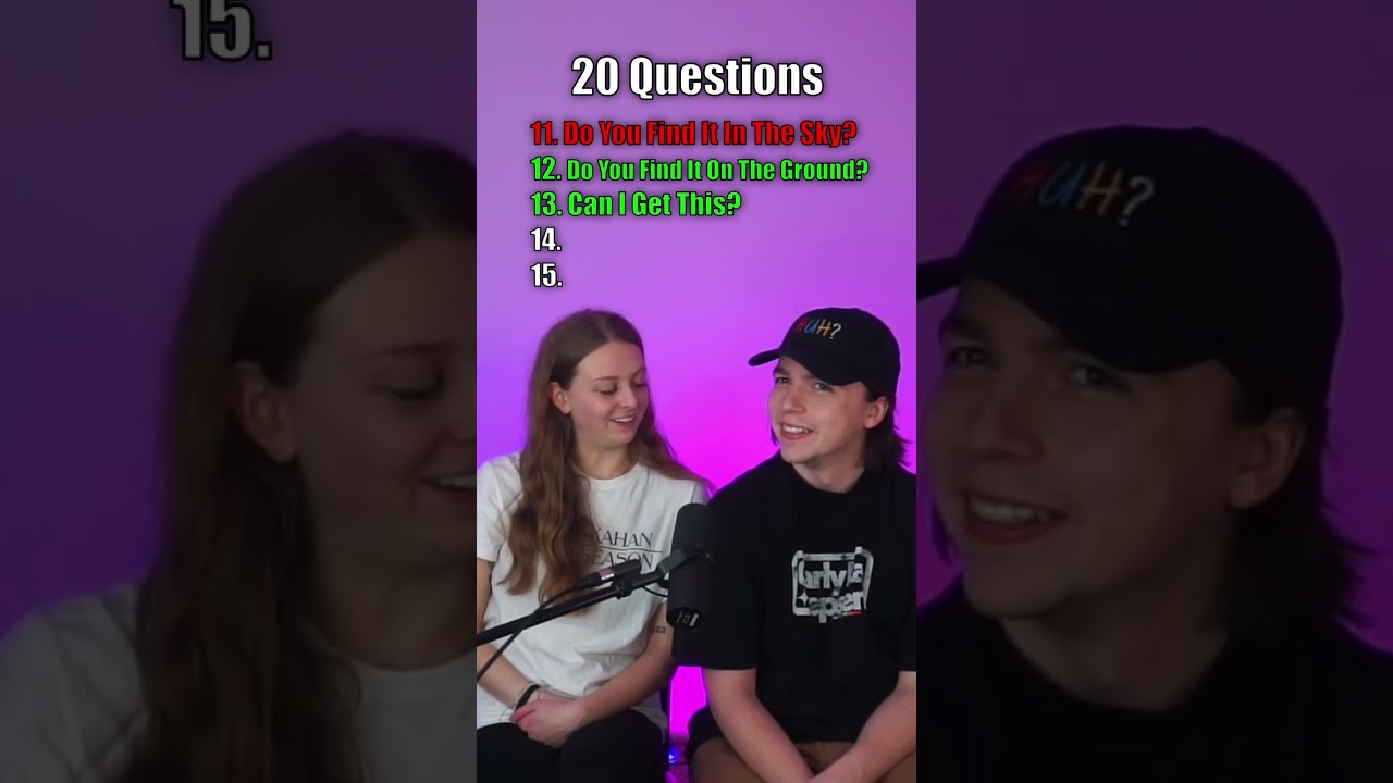 THE WORST GUESS EVER? 20 Questions Guess The Thing Challenge!