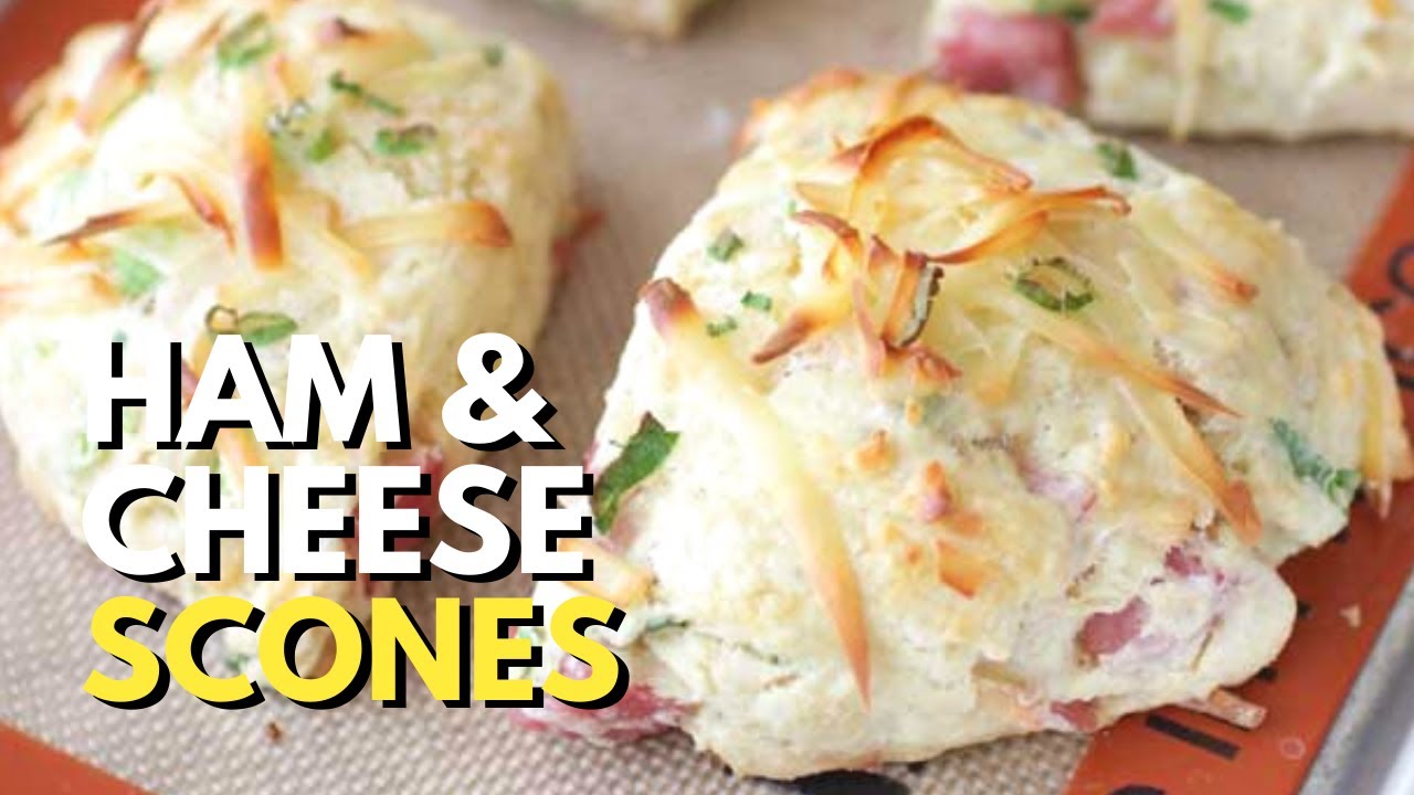 Small Batch Ham and Gruyère Scones Recipe | OneDishKitchen.com - YouTube