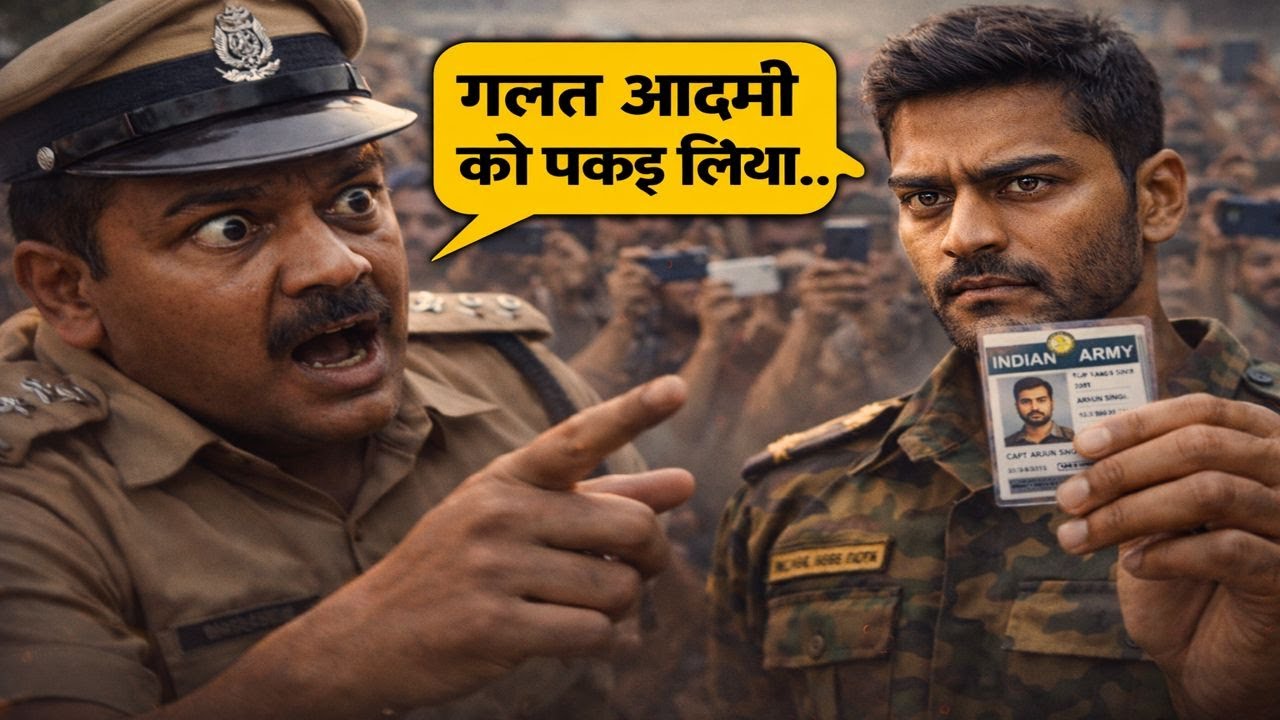 “दरोगा ने हाईवे पर फौजी को रोका… फिर फौजी ने पूरा सिस्टम हिला दिया”