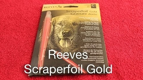 Reeves Scraperfoil Gold