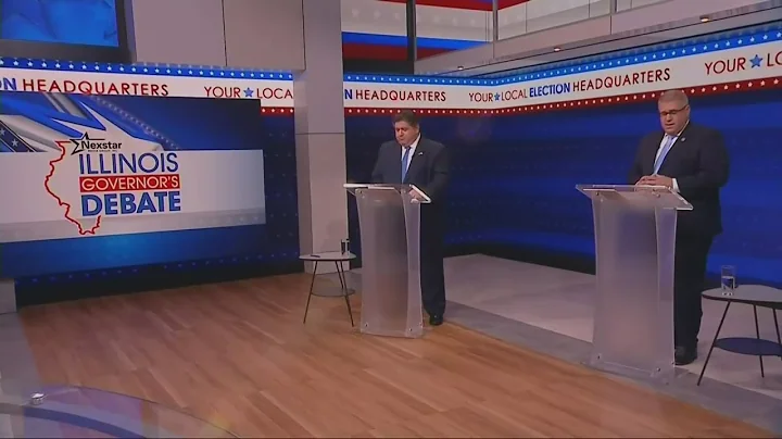 Brickbats and interruptions at final debate between Gov. JB Pritzker, Sen. Darren Bailey