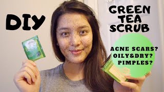 BEST GREEN TEA FACIAL MASK/SCRUB | WOW RESULTS!!😱 screenshot 5