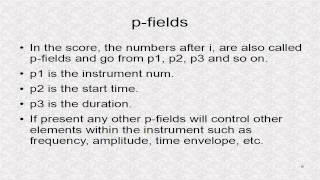 Tutorial 15. Csound Introduction