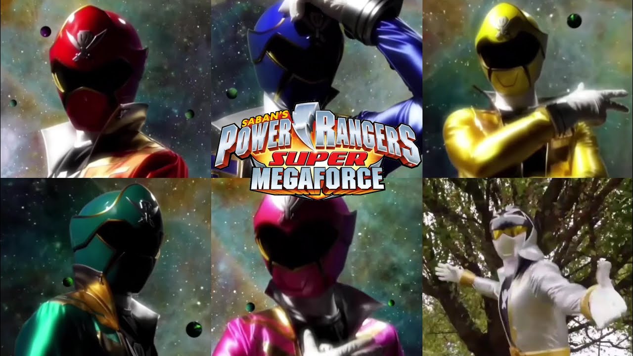 Megaforce All Power Rangers power rangers super megaforce all single rangers morphs - YouTube