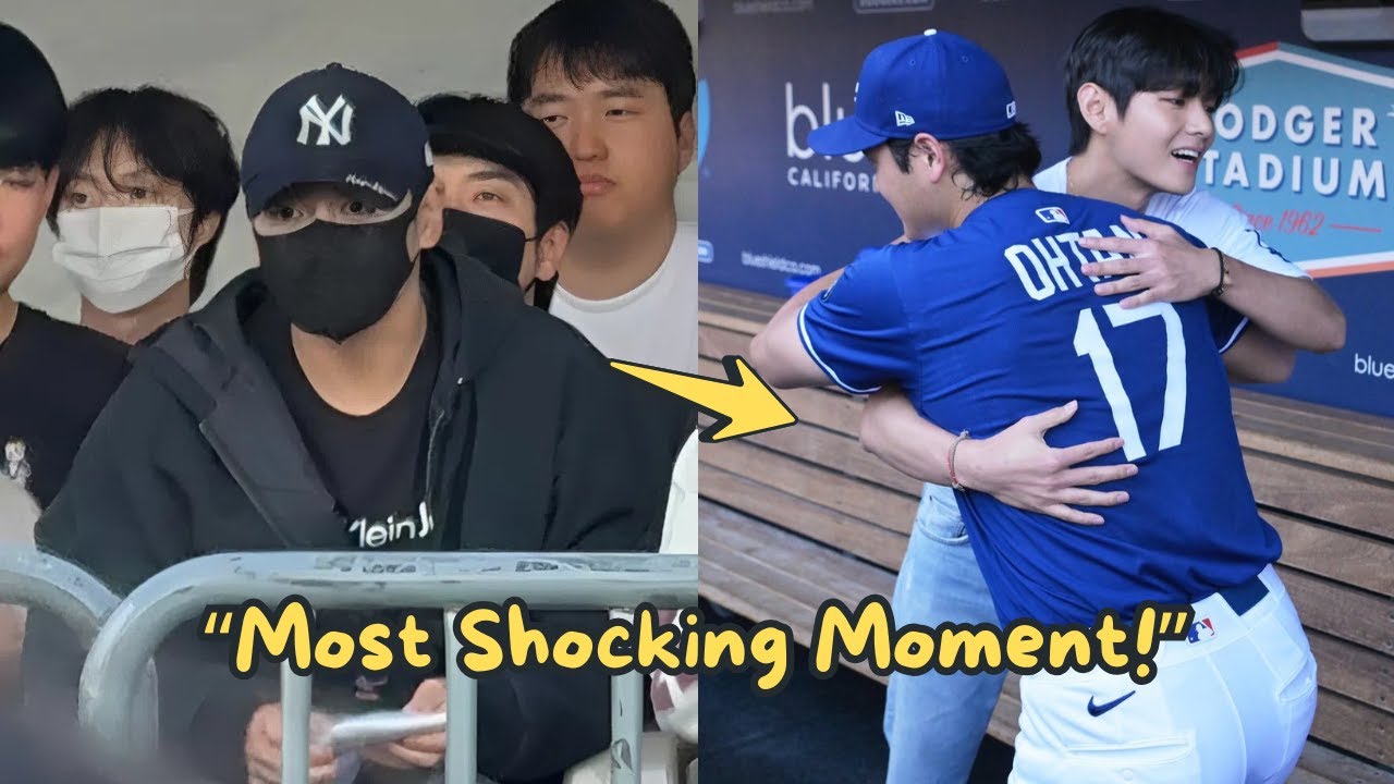 ARMY in Tears! Jungkook Saw Taehyung Hug Ohtani, What Really Happened?