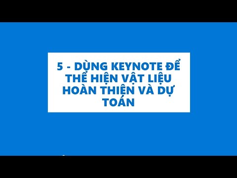 Video: Làm thế nào để bạn thực hiện một động tác ma thuật trong Keynote?