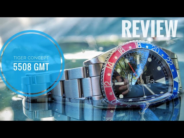 時計 Tiger Concept Watch GMT matt-black-yellowish-chapter-