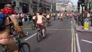 World Naked Bike Ride in London