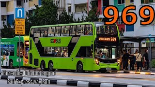 [Joyride] SG6373Y on 969 | Alexander-Dennis Enviro 500 (Batch 3 - 3-Door) Full Expressway Run