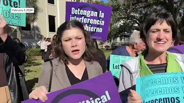 'All-gas, no-breaks' - Those behind Florida’s abortion ballot measure begin campaign