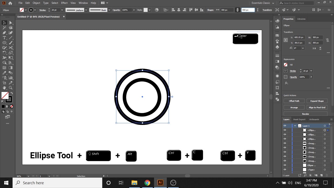 Copy Circles In Adobe Illustrator 2020 Dublicate Circles T T Quick copy-circles-in-adobe-illustrator-2020-dublicate-circles-t-t-quick