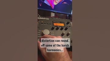 Use distortion to help tame harsh frequencies
