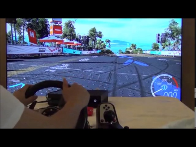 Volante G27 no Xbox One - F1 Maxrace: Unboxing, instalando e jogando 