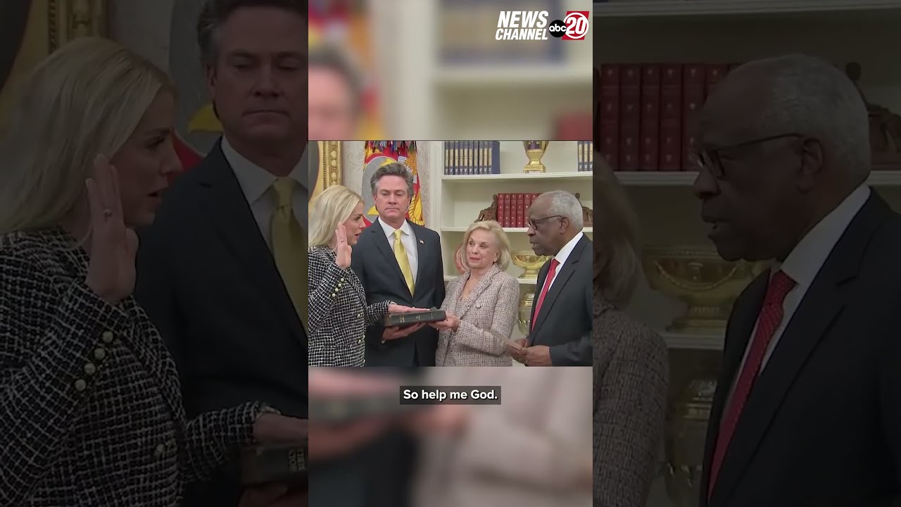 Pam Bondi Being Sworn In As DOJ Attorney General