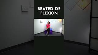 Seated D2 Flexion #exercise #rehabilitation #youtubeshorts #physicaltherapy #rehab #exercisetips