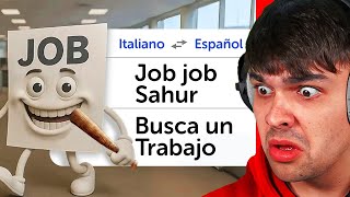 Los Italian Brainrot Según El Traductor De Google