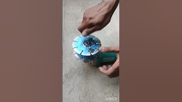 Angle grinder double blade attachment for wall cutting