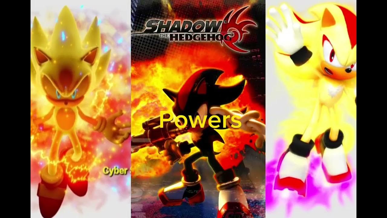 Cyber Super Sonic 2 Vs Super Shadow without Inhibitor Rings got a