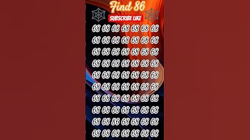 99%fail😲😲 find the odd number 👉🏻 86🙀🙀 #iqtest #puzzle #quiz #facts #illusion #logicriddles braintest